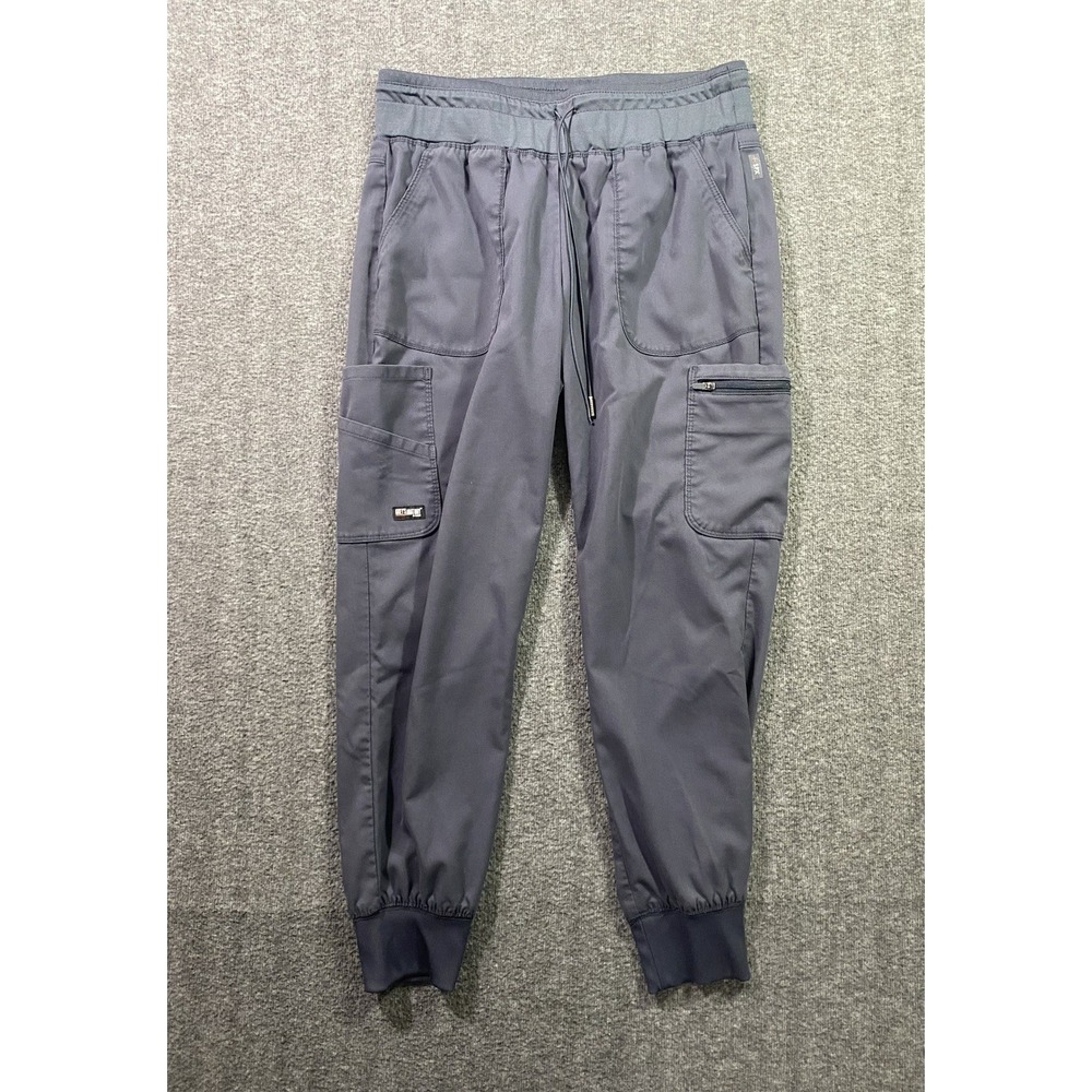 Greys Anatomy Signature Women Scrub Pants Grey Size MP Jogger Barco RN50681